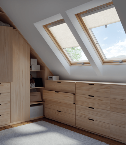 Dřevěné střešní okno DAKEA GOOD